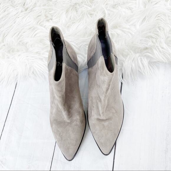 Linea Paolo Bolero Women's Suede Pointed Toe Slip On Ankle Booties Size 11 - Picture 2 of 8